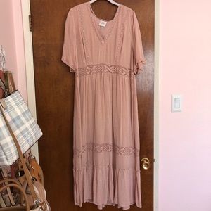 Knox Rose pink midi dress
